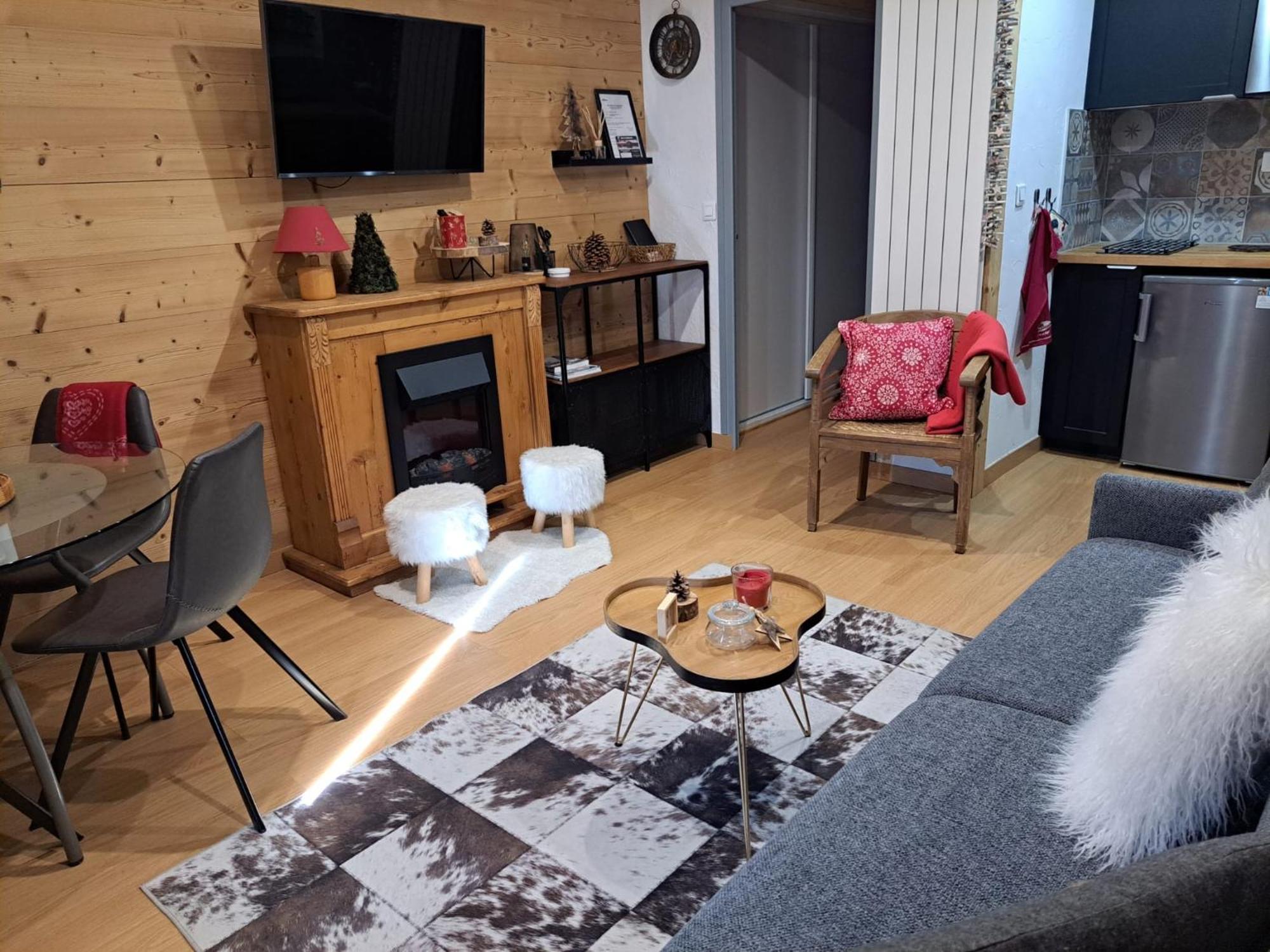 Studio 2 Alpes Style Chalet Au Pied De Telesiege Du Diable Лес дьо Алпс Екстериор снимка