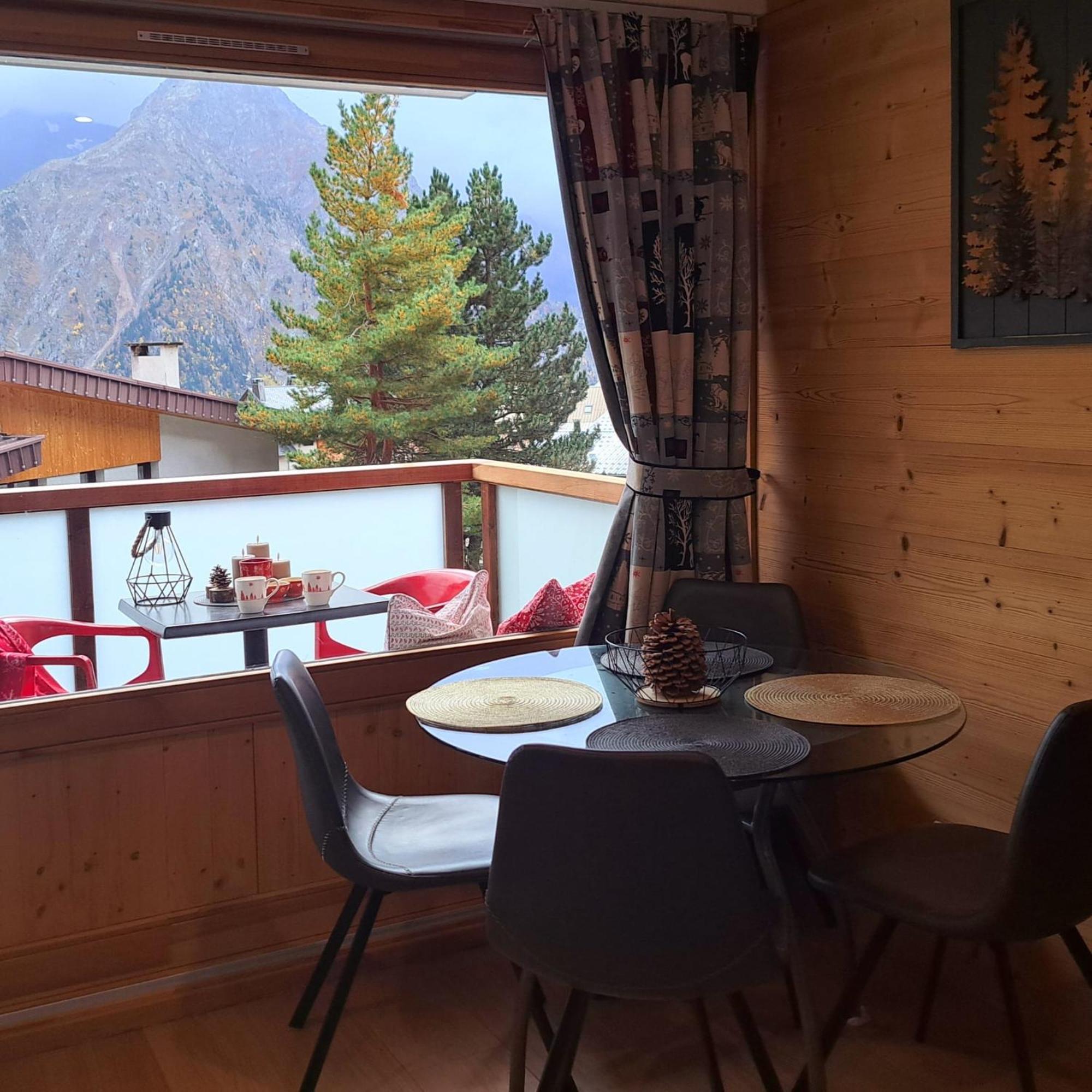 Studio 2 Alpes Style Chalet Au Pied De Telesiege Du Diable Лес дьо Алпс Екстериор снимка