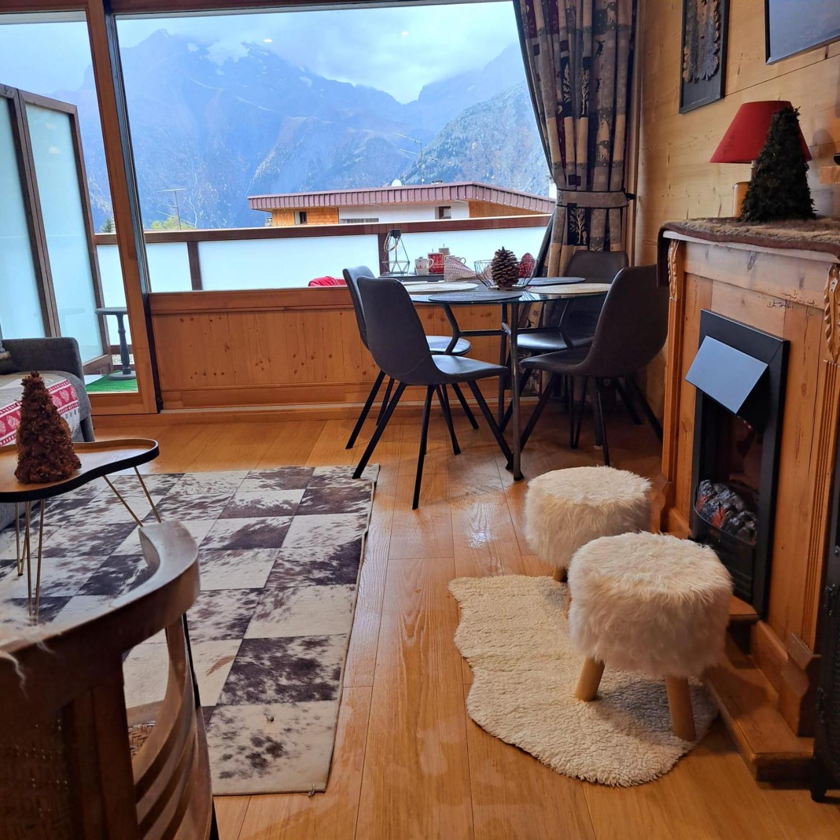 Studio 2 Alpes Style Chalet Au Pied De Telesiege Du Diable Лес дьо Алпс Екстериор снимка